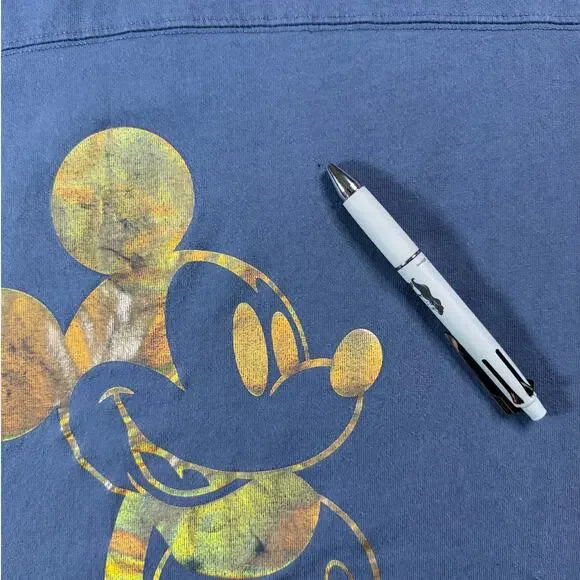 Disney Parks Disneyland Spirit Jersey - Navy & Gold Mickey Mouse - Size XL - Picture 6 of 10